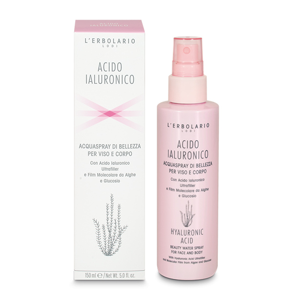 L'Erbolario Acido Ialuronico Acquaspray Di Bellezza Viso E Corpo 150 ml - Dolomiti e Natura