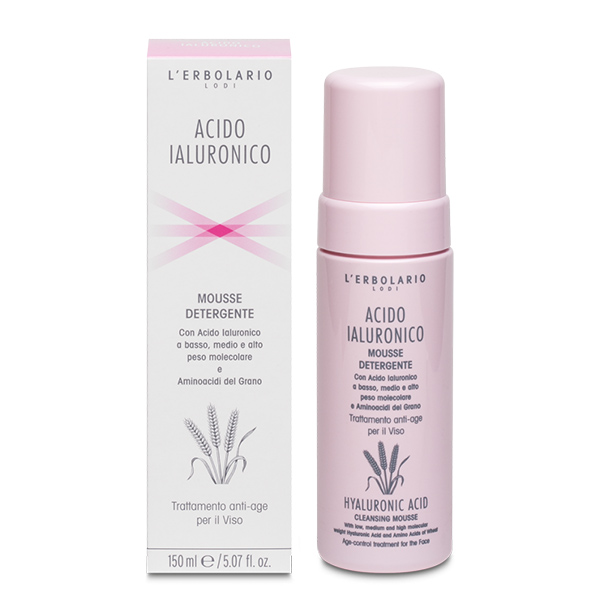 L'Erbolario Acido Ialuronico Mousse Detergente 150 ml - Dolomiti e Natura