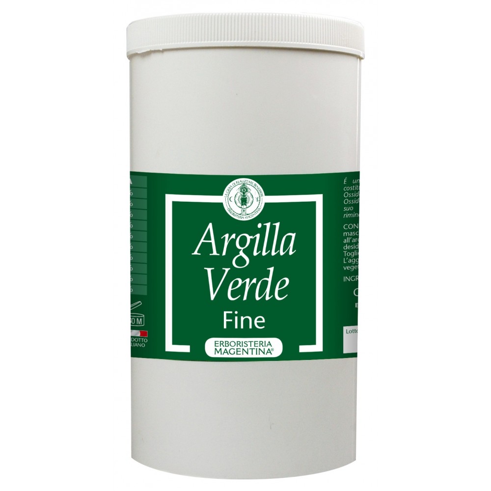 Erboristeria Magentina Argilla Verde Fine 1 kg - Dolomiti e Natura