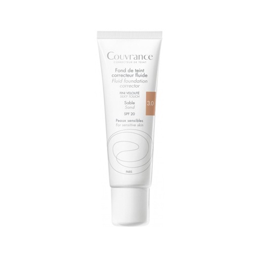 Avène Couvrance Fondotinta Correttore Fluido 3.0 Sabbia 30 ml - Dolomiti e Natura