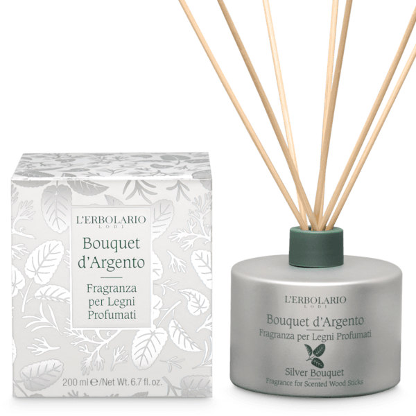L'Erbolario Bouquet D'Argento Fragranza Per Legni Profumati 200 ml - Dolomiti e Natura