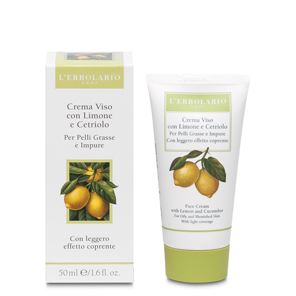 L'Erbolario Crema Viso Con Limone E Cetriolo 50 ml - Dolomiti e Natura
