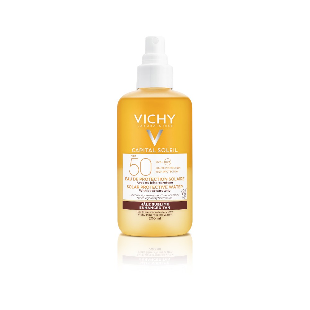 Vichy Acqua Solare Spray Corpo Per Abbronzatura Intensa 50+ SPF 200 ml - Dolomiti e Natura