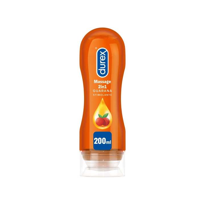 Durex Massage 2 In 1  Guaranà Gel Massaggio E Lubrificante 200 ml - Dolomiti e Natura