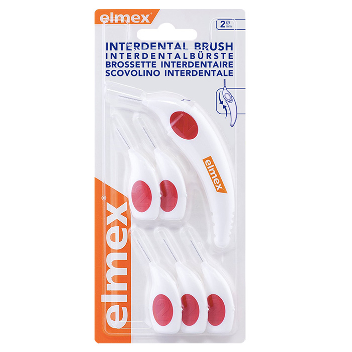Elmex Scovolino Interdentale 2 mm 6 Testine + Manico - Dolomiti e Natura