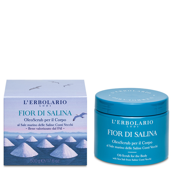 L'Erbolario Fior Di Salina OleoScrub Corpo 500 g - Dolomiti e Natura