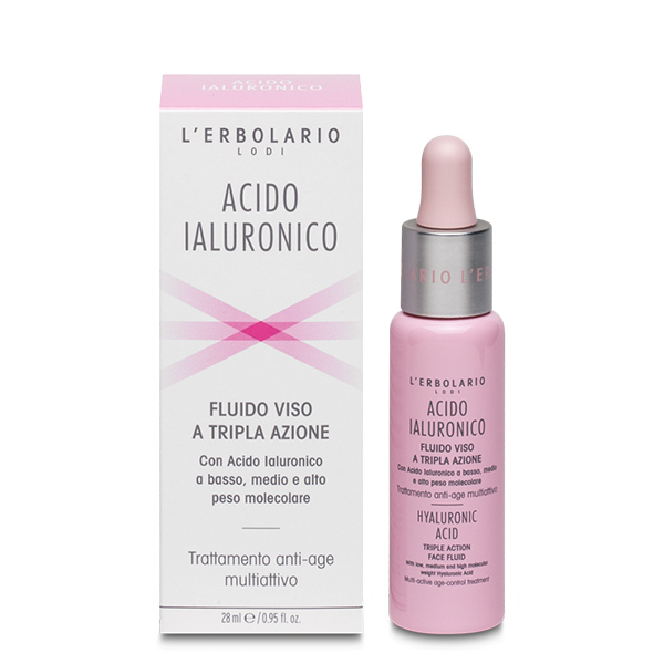 L'Erbolario Acido Ialuronico Fluido Viso 28 ml - Dolomiti e Natura