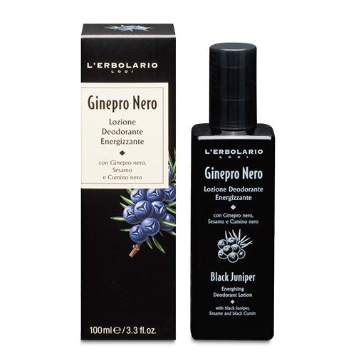 L'Erbolario Ginepro Nero Lozione Deodorante Energizzante 100 ml - Dolomiti e Natura