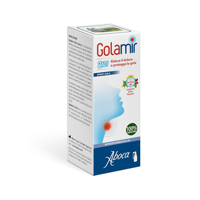 Aboca Golamir 2ACT Spray 30 ml - Dolomiti e Natura