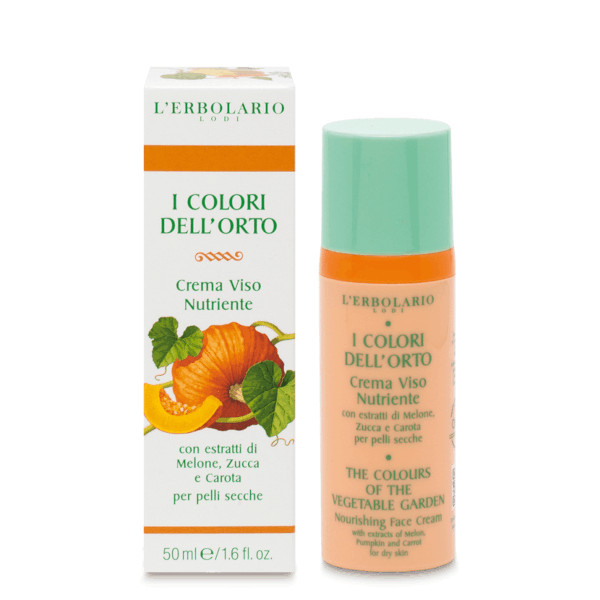 L'Erbolario I Colori Dell'Orto Arancione Crema Viso Nutriente 50 ml - Dolomiti e Natura