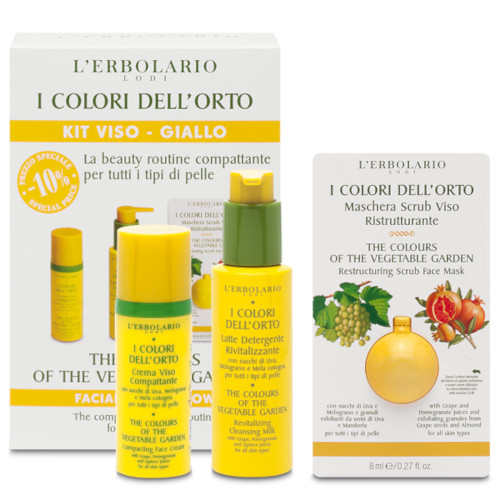 L'Erbolario I Colori Dell'Orto Giallo Kit Viso Edizione Limitata - Dolomiti e Natura