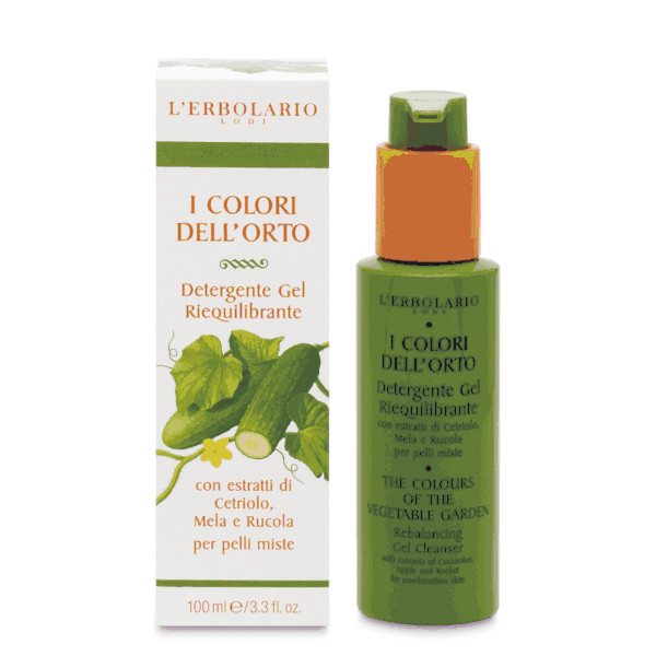 L'Erbolario I Colori Dell'Orto Verde Detergente Gel Riequilibrante 100 ml - Dolomiti e Natura