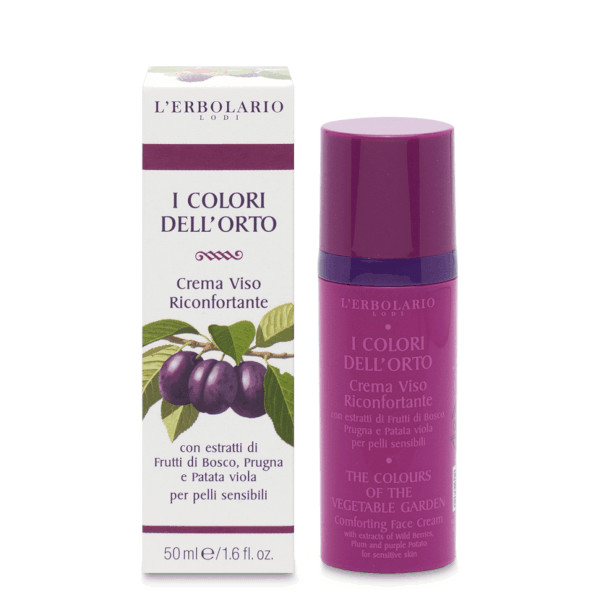 L'Erbolario I Colori Dell'Orto Viola Crema Viso Riconfortante 50 ml - Dolomiti e Natura