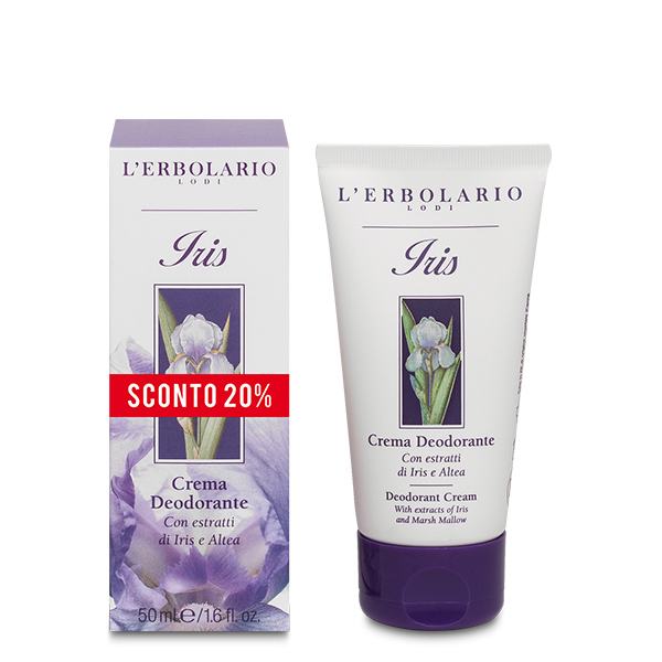 L'Erbolario Iris Crema Deodorante 50 ml - Dolomiti e Natura