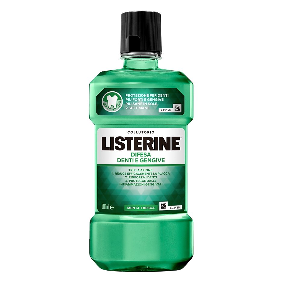 Listerine Difesa Denti E Gengive Collutorio 500 ml - Dolomiti e Natura