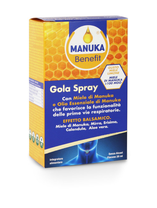 Manuka Benefit Gola Spray 20 ml - Dolomiti e Natura
