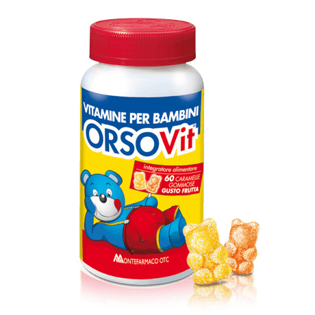 OrsoVit Caramelle Gommose 60 Pezzi - Dolomiti e Natura