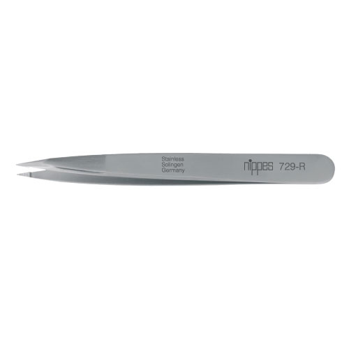 Nippes N° 729R Pinzetta Sottile Appuntita Stainless 9,5 cm - Dolomiti e Natura