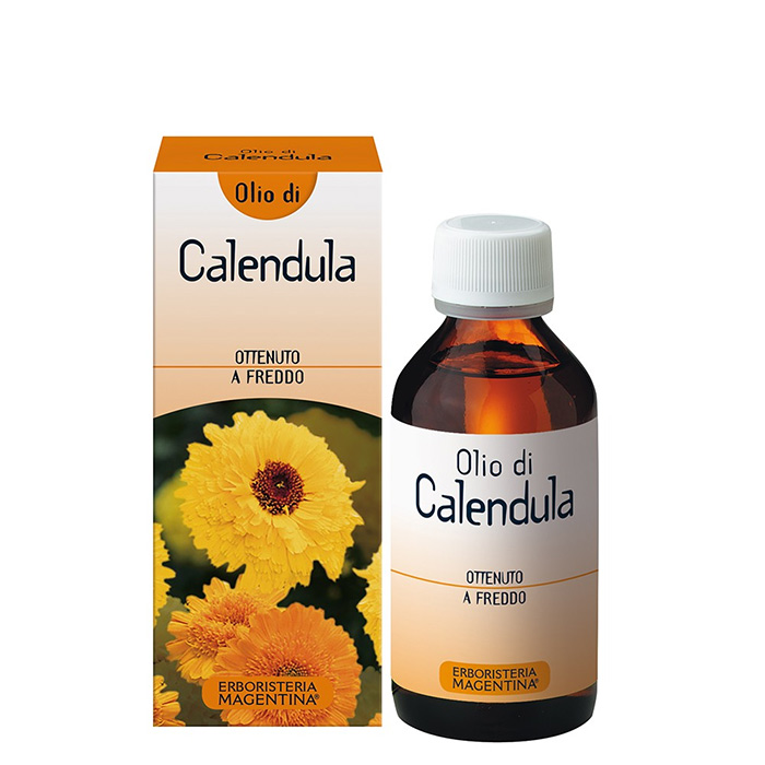 Erboristeria Magentina Olio di Calendula Ottenuto A Freddo 100 ml - Dolomiti e Natura