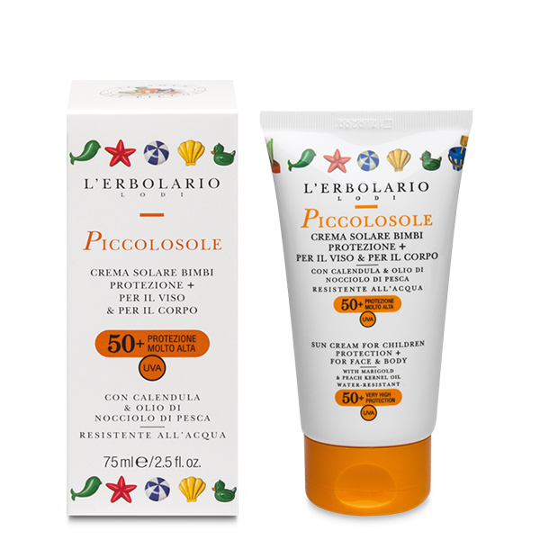L'Erbolario Piccolosole Crema Solare Bimbi SPF 50+ 125 ml - Dolomiti e Natura