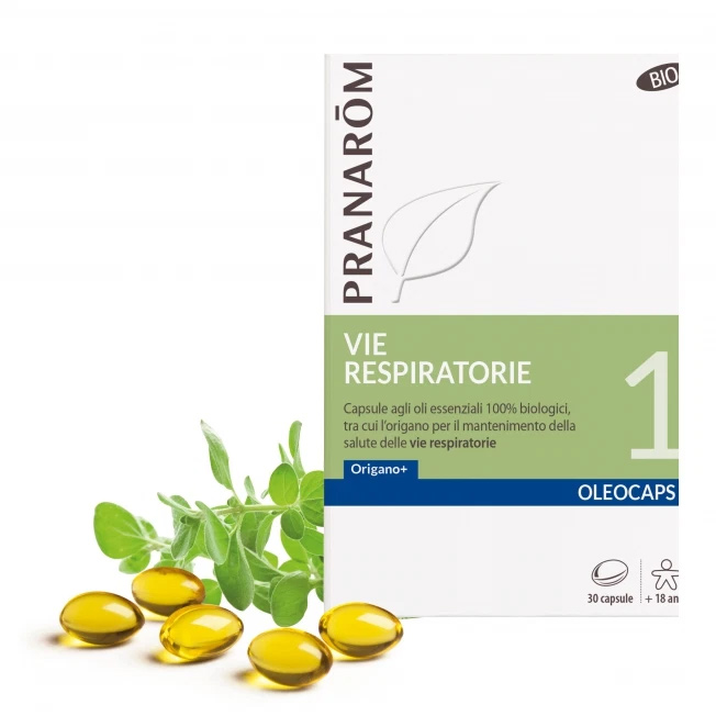 Pranarom Oleocaps 1 Vie Respiratorie 30 Capsule - Dolomiti e Natura