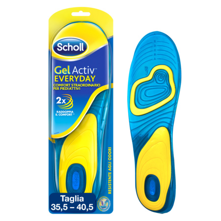 Scholl Solette Gel Activ Everyday Uso Quotidiano Donna 1 Paio - Dolomiti e Natura
