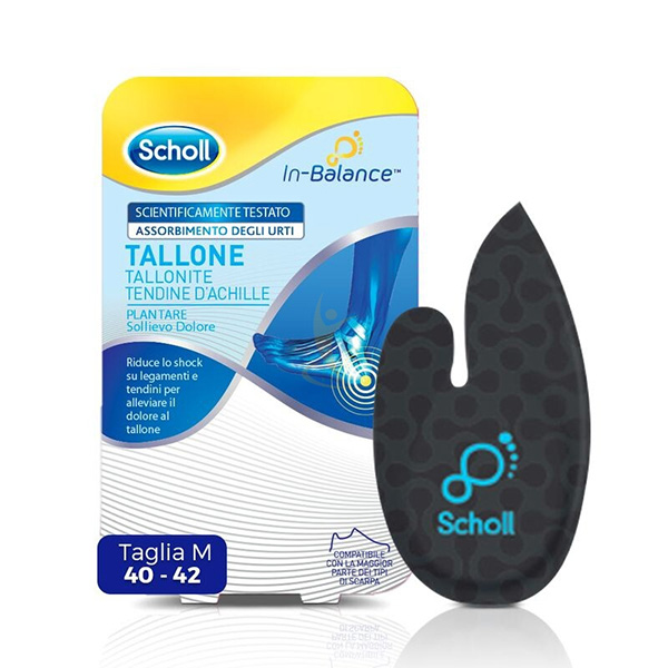 Scholl Plantare Tallone Misura M 40-42 1 Paio - Dolomiti e Natura