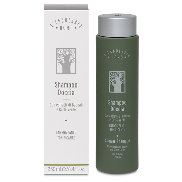 L'Erbolario Uomo Shampoo Doccia 250 ml - Dolomiti e Natura