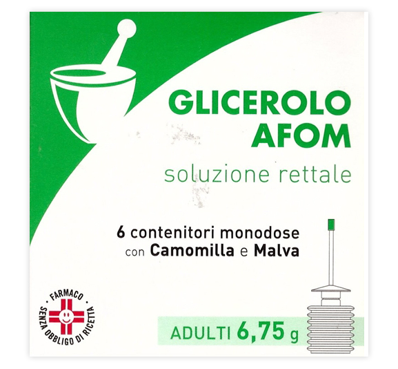 Glicerolo Afom 6 Contenitori Monodose 6,75 g - Dolomiti e Natura