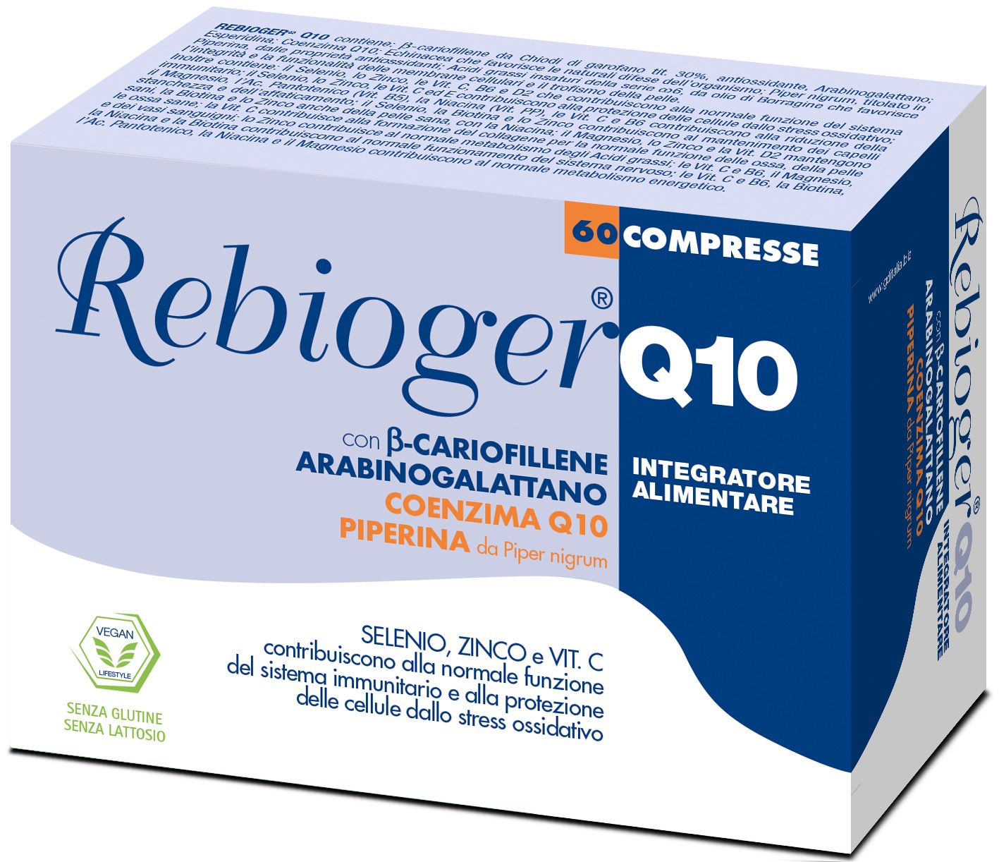 REBIOGER Q10 60 COMPRESSE - Dolomiti e Natura