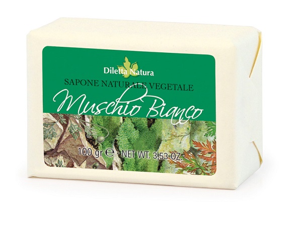DILETTA N SAPONE MUSCHIO BIANCO 100 G - Dolomiti e Natura