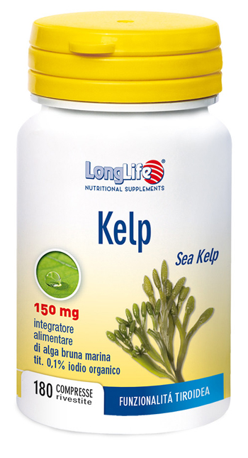 LONGLIFE KELP ALGA BRUNA 180 COMPRESSE - Dolomiti e Natura