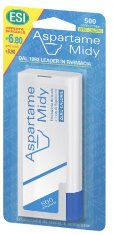 ESI ASPARTAME MIDY 500 COMPRESSE OFFERTA SPECIALE - Dolomiti e Natura