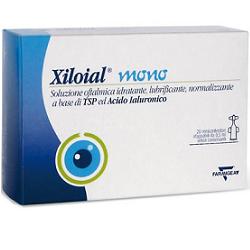 SOLUZIONE OFTALMICA IDRATANTE LUBRIFICANTE XILOIAL 20 MONODOSE DA 0,5ML - Dolomiti e Natura