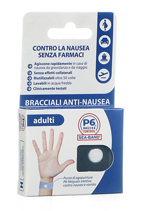 BRACCIALE ANTI NAUSEA PER ADULTI P6 NAUSEA CONTROL 2 PEZZI - Dolomiti e Natura