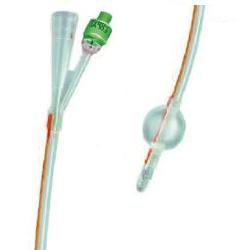 CATETERE FOLEY IN SILICONE TRASPARENTE A 2 VIE CON PALLONCINO 5-10ML DIAMETRO CH14 4,66MM LUNGHEZZA 40CM - Dolomiti e Natura