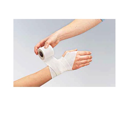 BENDA ELASTICA MEDICATA AUTOADESIVA FORTELAST PLUS CON OSSIDO DI ZINCO 10X450 CM - Dolomiti e Natura