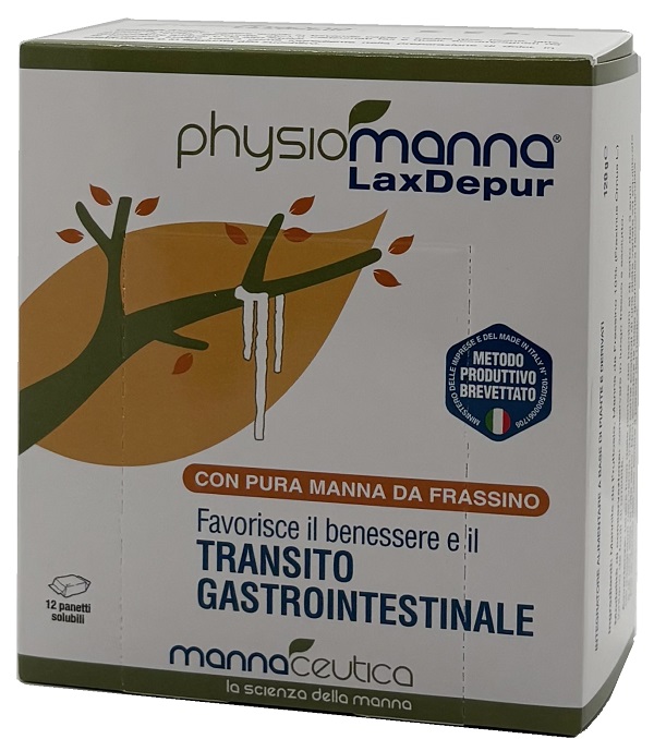 PHYSIOMANNA LAXDEPUR MANNITE DUFOUR 12 PANETTI SOLUBILI DA 10 G - Dolomiti e Natura