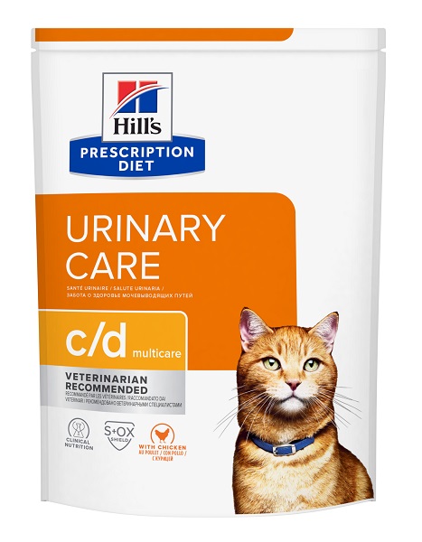 PRESCRIPTION DIET FELINE URINARY CARE C/D MULTICARE CHICKEN 1,5 KG - Dolomiti e Natura