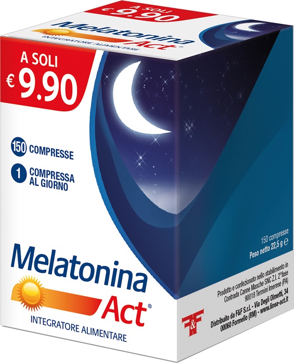 MELATONINA ACT 150 COMPRESSE - Dolomiti e Natura
