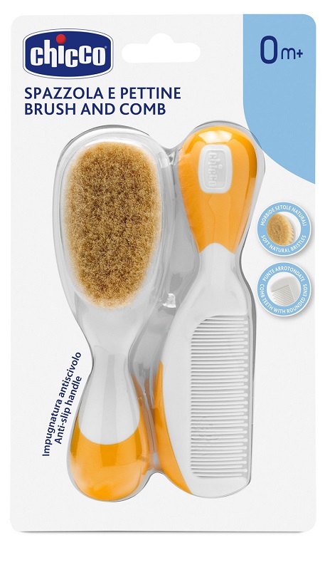CHICCO SPAZZOLA + PETTINE ARANCIONE - Dolomiti e Natura