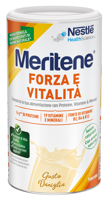 MERITENE FORZA E VITALITA' VANIGLIA 270 G - Dolomiti e Natura