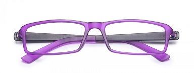 OCCHIALE DA LETTURA PREMONTATO TWINS SILVER LIGHT VIOLA/NERO +2,00 - Dolomiti e Natura