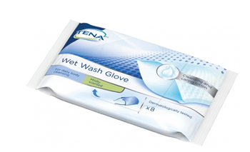TENA WET WASH GLOVE GUANTO DETERGENTE UMIDIFICATO 8 PEZZI - Dolomiti e Natura