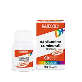 MASSIGEN DAILYVIT 12 VITAMINE 11 MINERALI 60 COMPRESSE RIVESTITE - Dolomiti e Natura