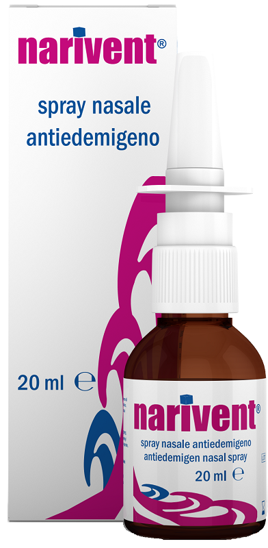 SPRAY NASALE ANTIEDEMIGENO NARIVENT FLACONE 20 ML - Dolomiti e Natura
