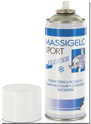 GHIACCIO ISTANTANEO MASSIGELO SPORT BOMBOLETTA SPRAY 400ML - Dolomiti e Natura