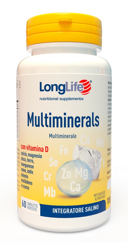 LONGLIFE MULTIMINERALS 60 TAVOLETTE RIVESTITE - Dolomiti e Natura