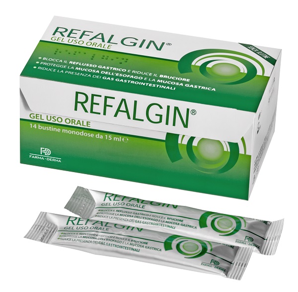REFALGIN GEL OROSOLUBILE ANTIREFLUSSO 14 BUSTINE 15 ML - Dolomiti e Natura