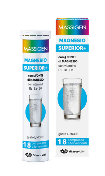 MASSIGEN MAGNESIO SUPERIOR+ 18 COMPRESSE EFFERVESCENTI - Dolomiti e Natura